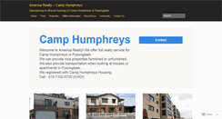 Desktop Screenshot of camphumphreysrealty.com