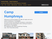 Tablet Screenshot of camphumphreysrealty.com